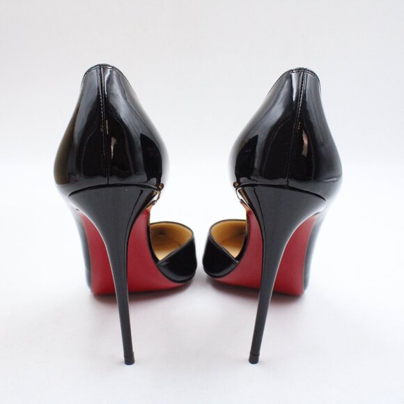 Christian Louboutin Black Patent Leather Heels - Picture 5 of 12